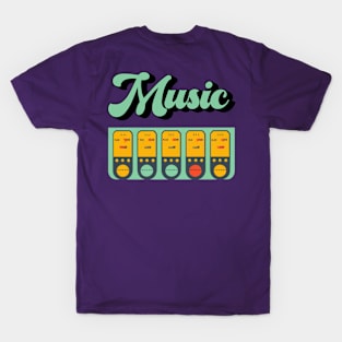 Music vintage rétro style T-Shirt